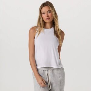 Vuori Energy Tank Top White